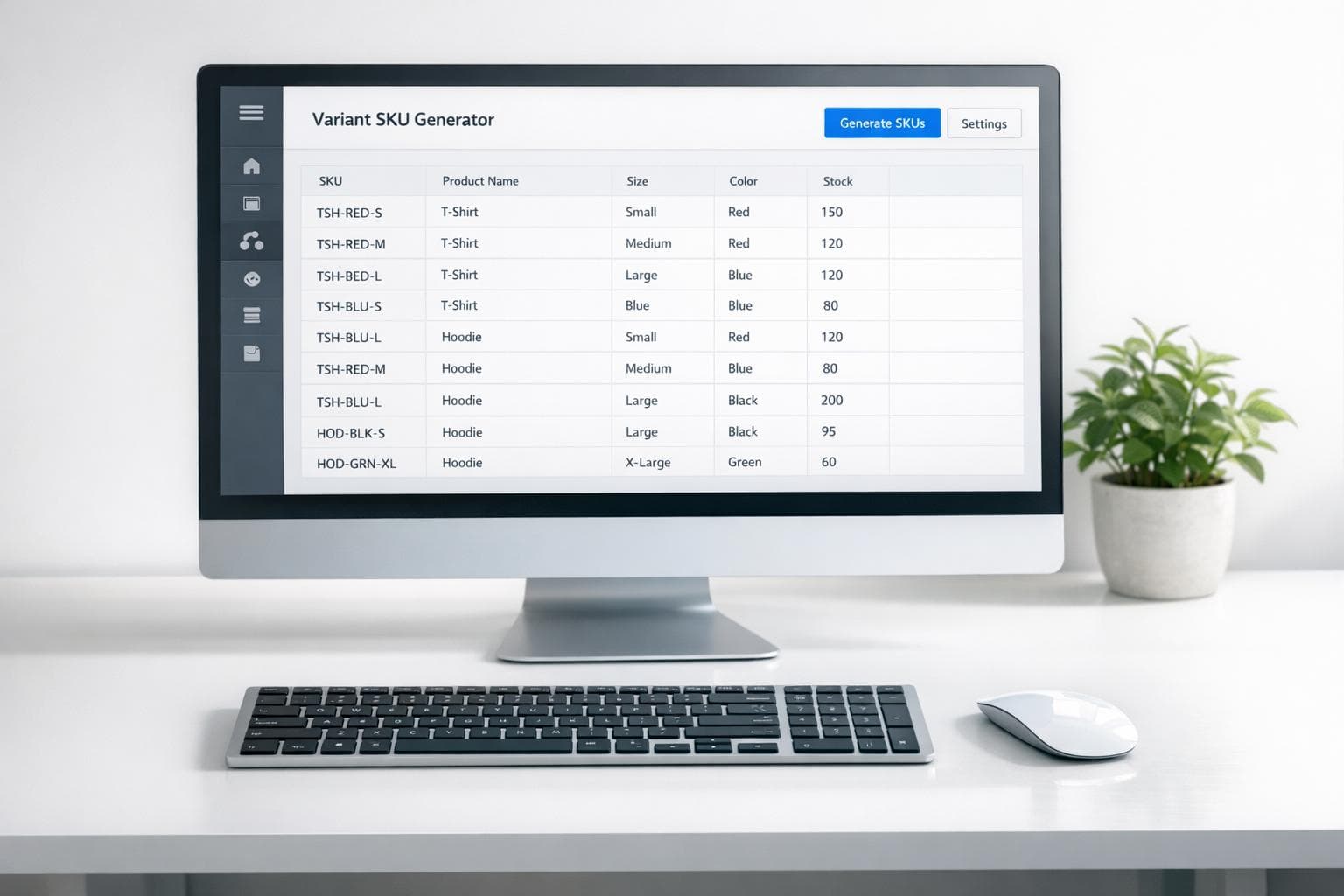 Cómo generar SKUs de variantes automáticamente