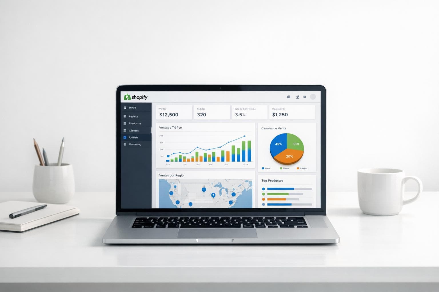 Cómo Integrar Visualización de Datos en Shopify