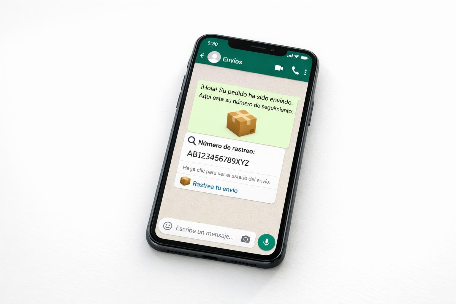 Cómo rastrear envíos en WhatsApp