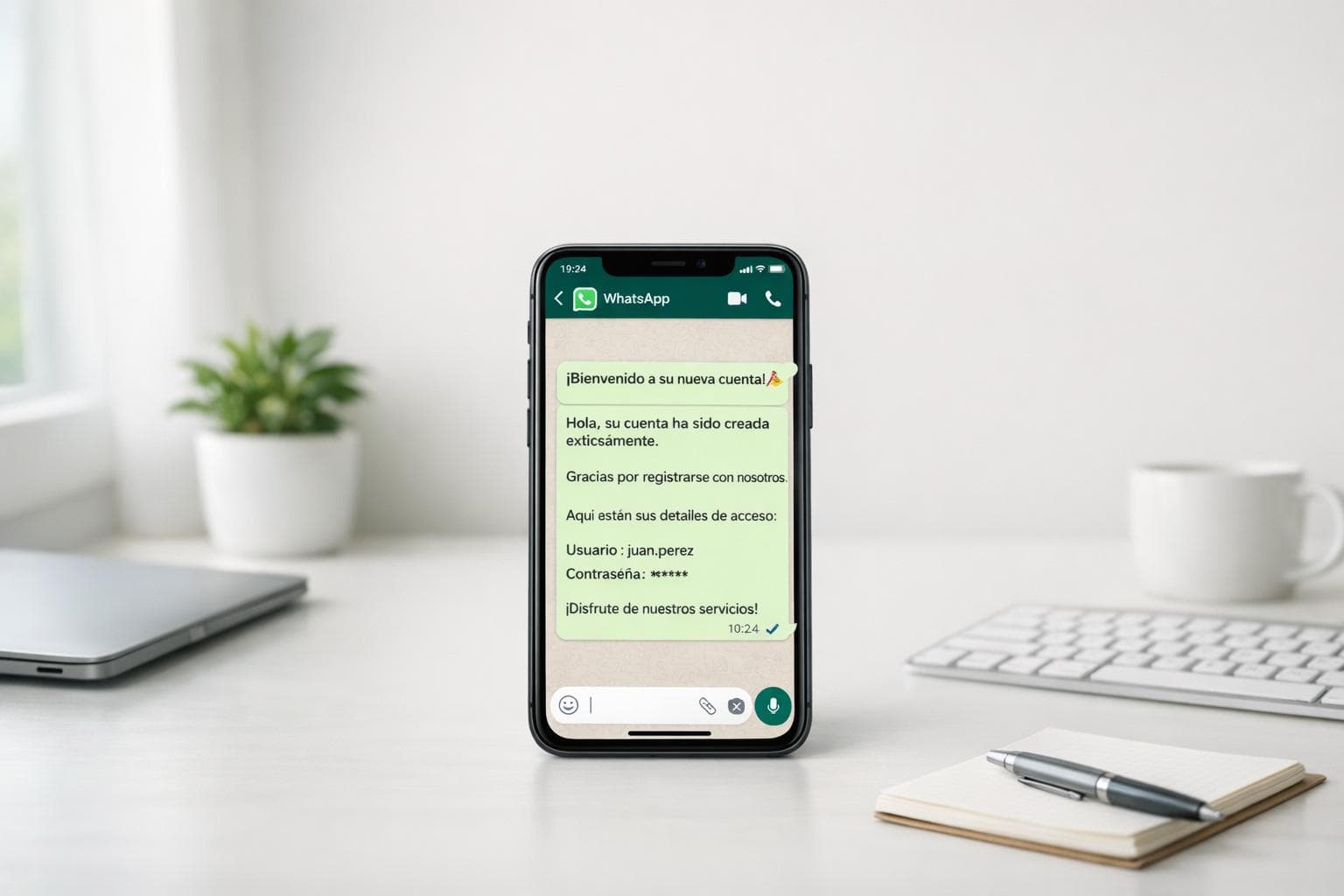Cómo automatizar mensajes de creación de cuentas