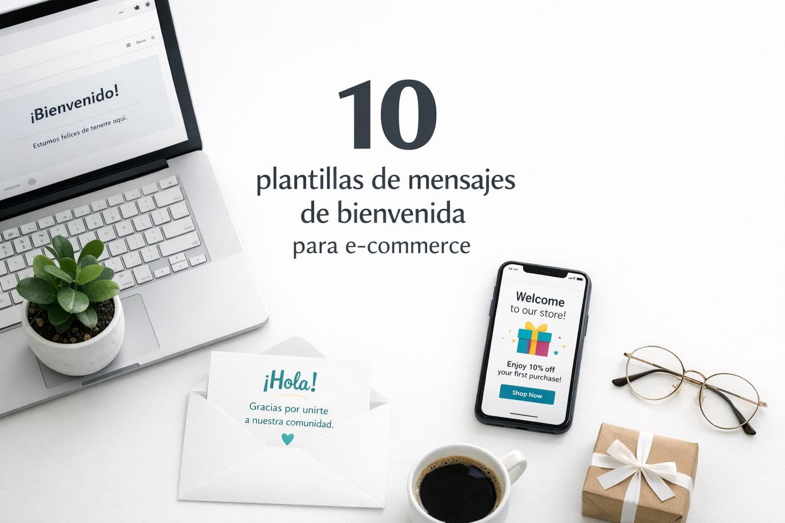 10 plantillas de mensajes de bienvenida para e-commerce
