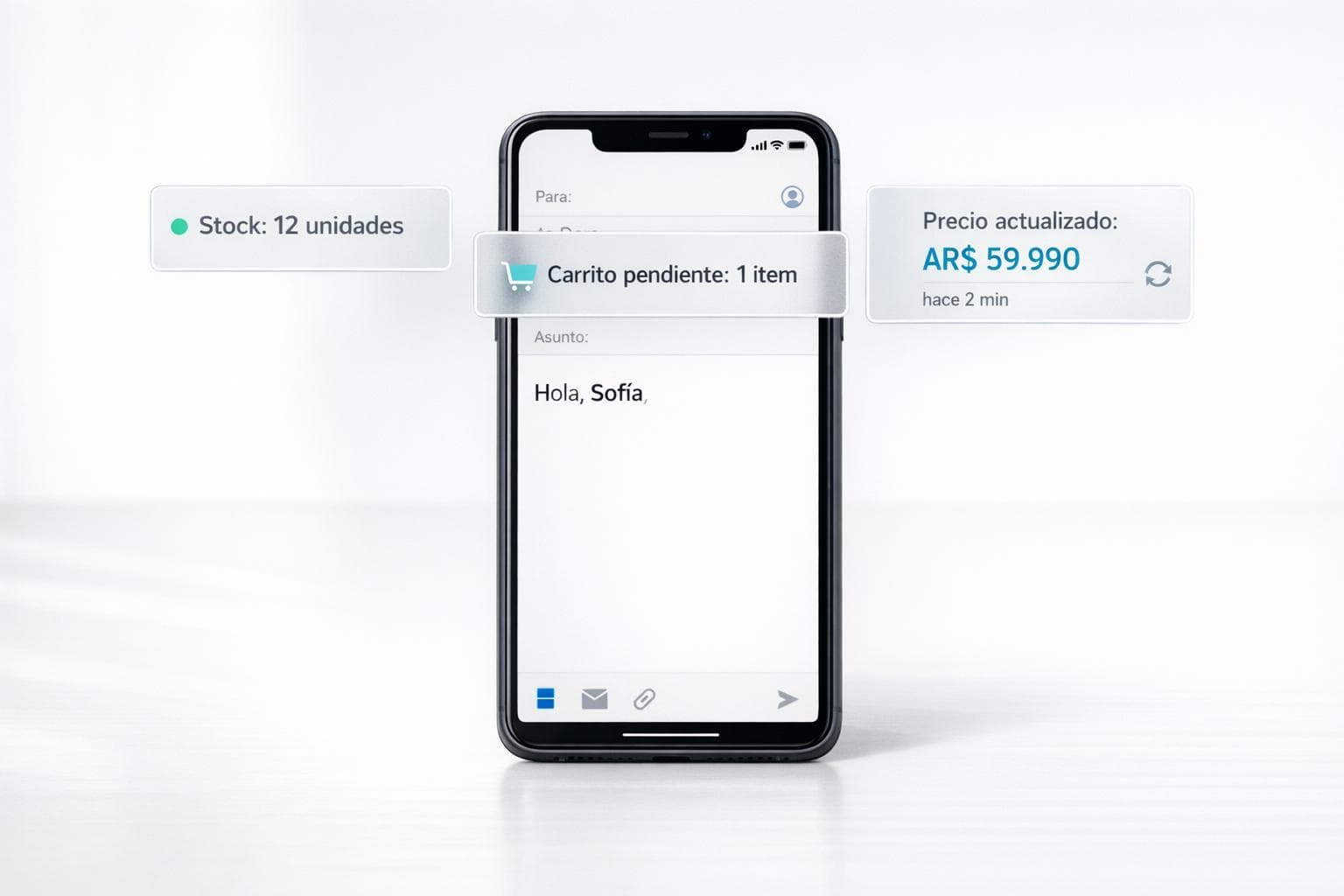Cómo personalizar emails con datos en tiempo real