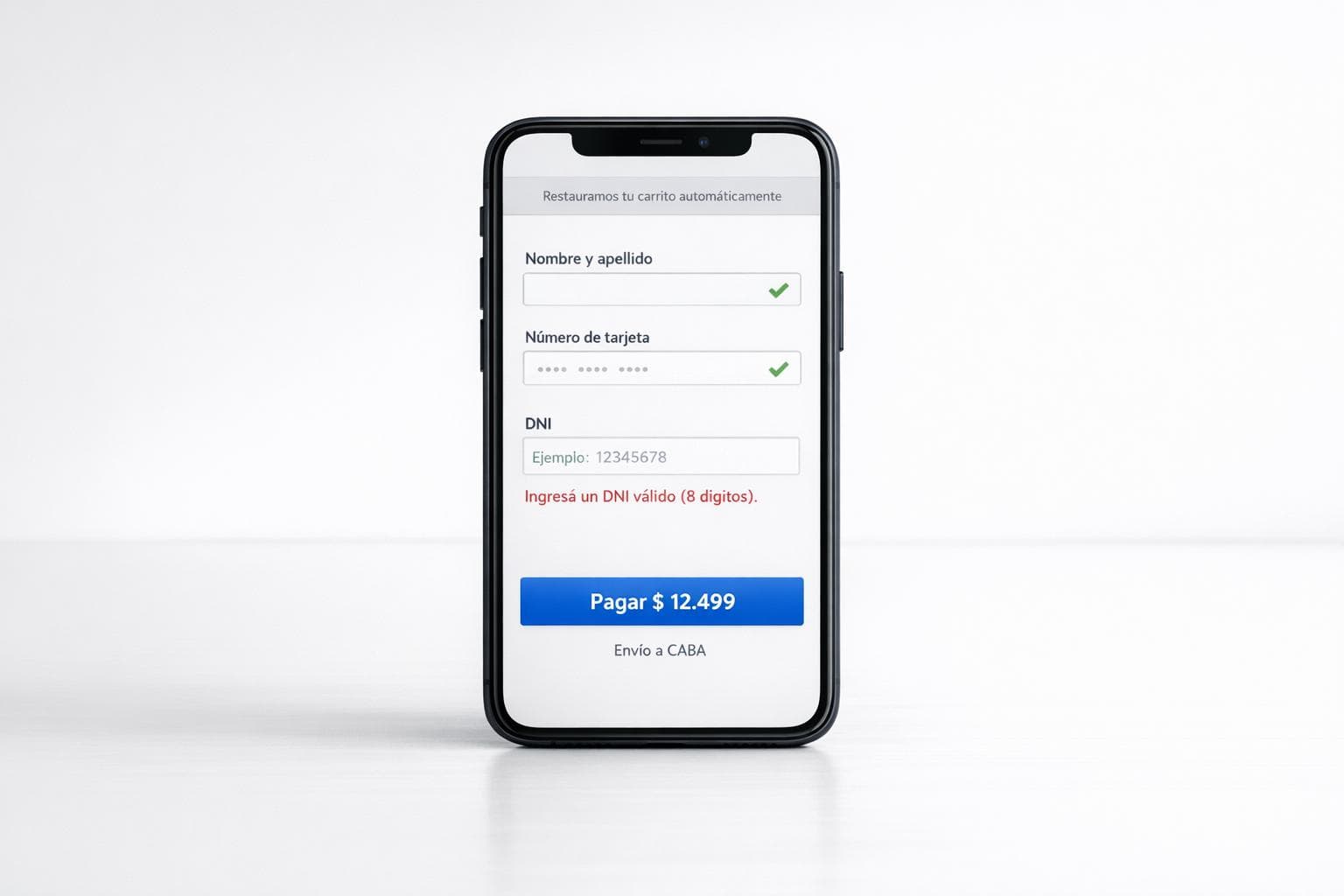 Notificaciones de errores: mejores prácticas