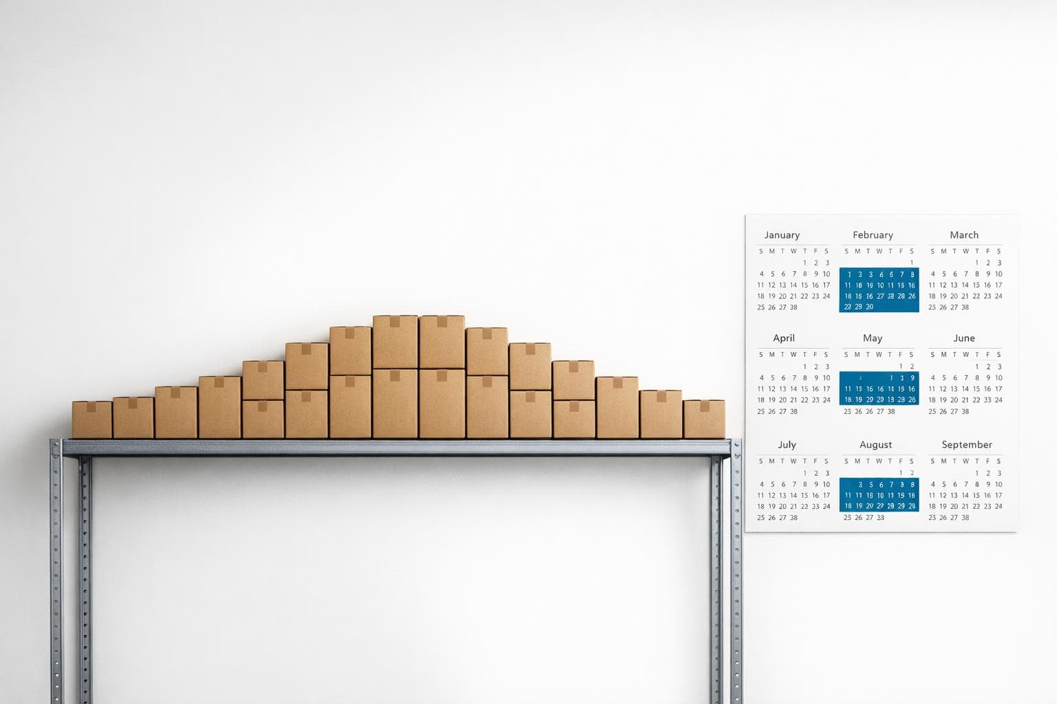 Cómo ajustar inventarios según la estacionalidad