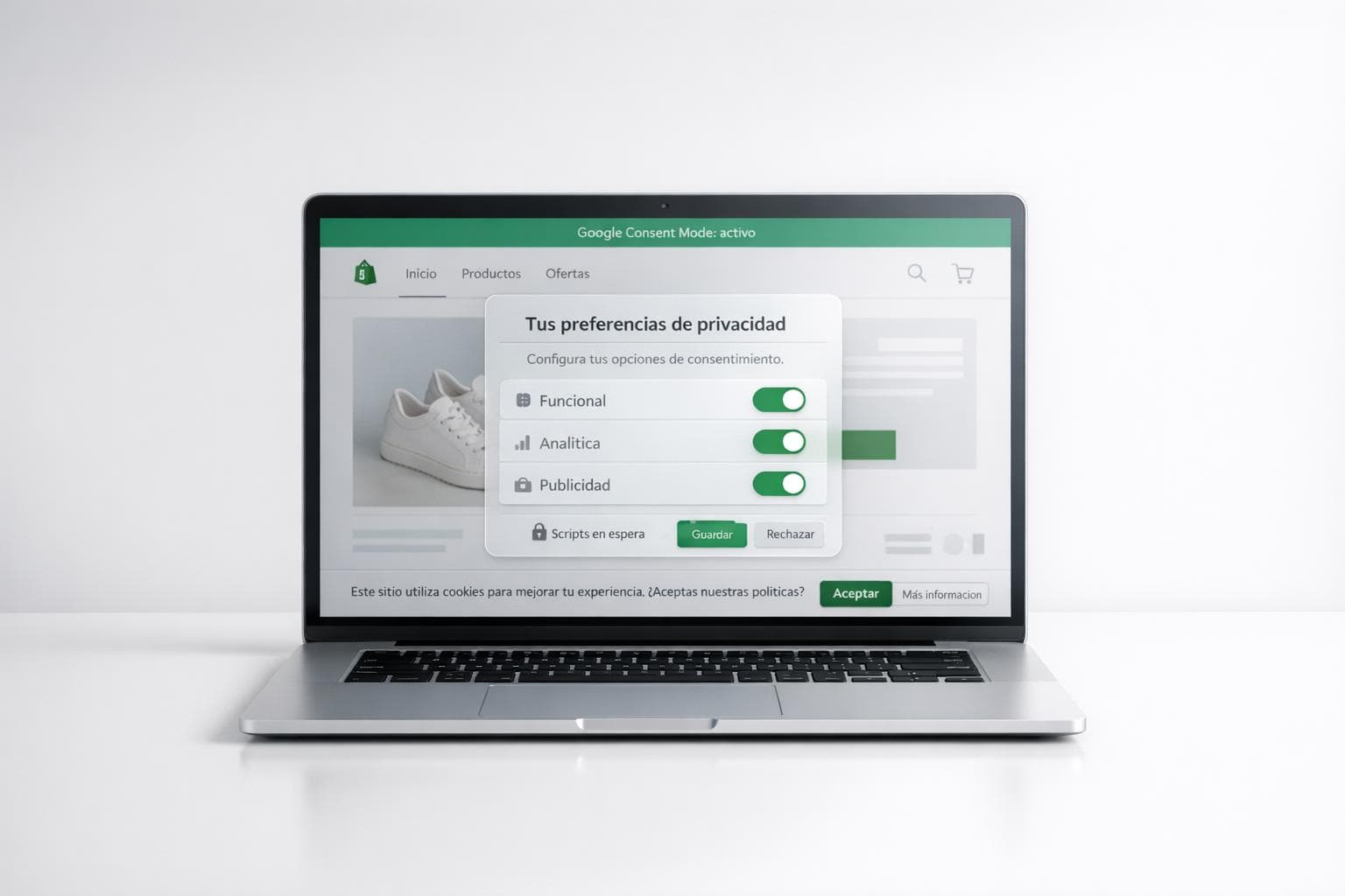Cómo integrar herramientas de consentimiento en Shopify