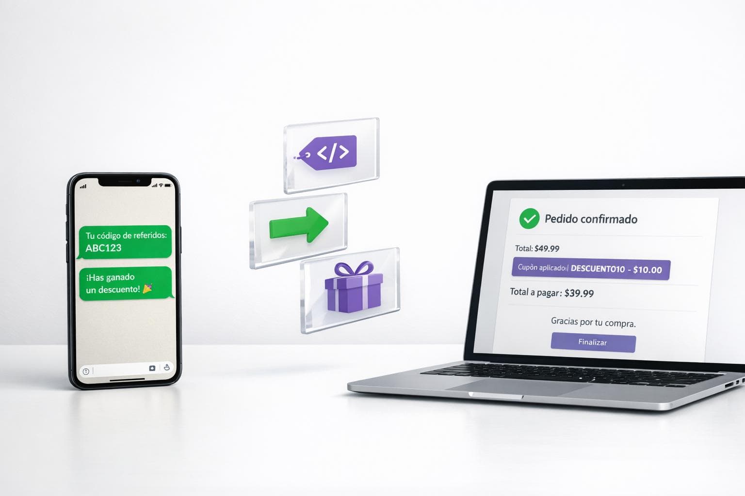 Cómo integrar programas de referidos con campañas de WhatsApp