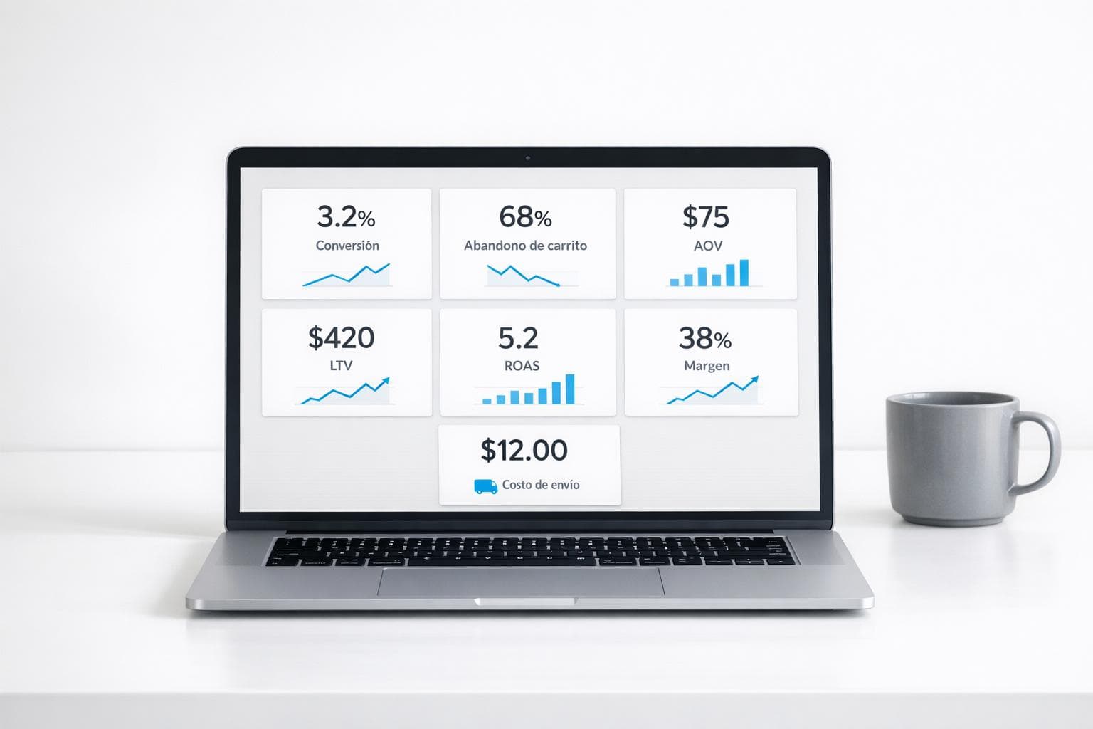 Top 7 métricas para incluir en un dashboard de e-commerce