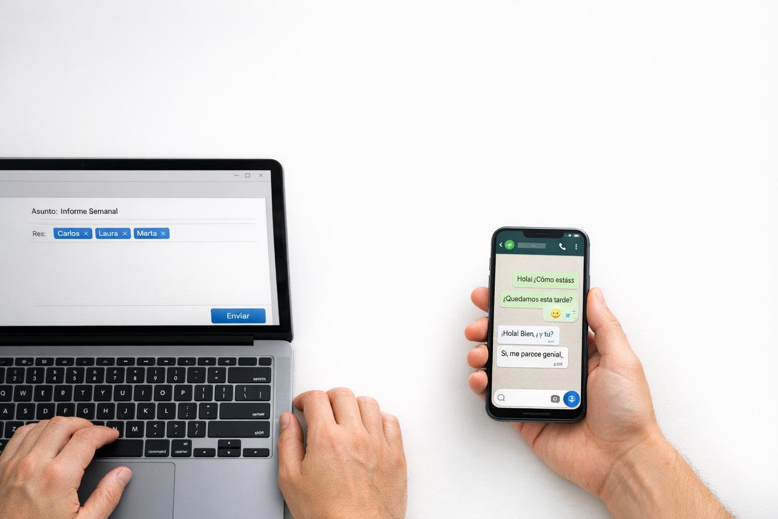 WhatsApp vs. Email: Referidos en Apps