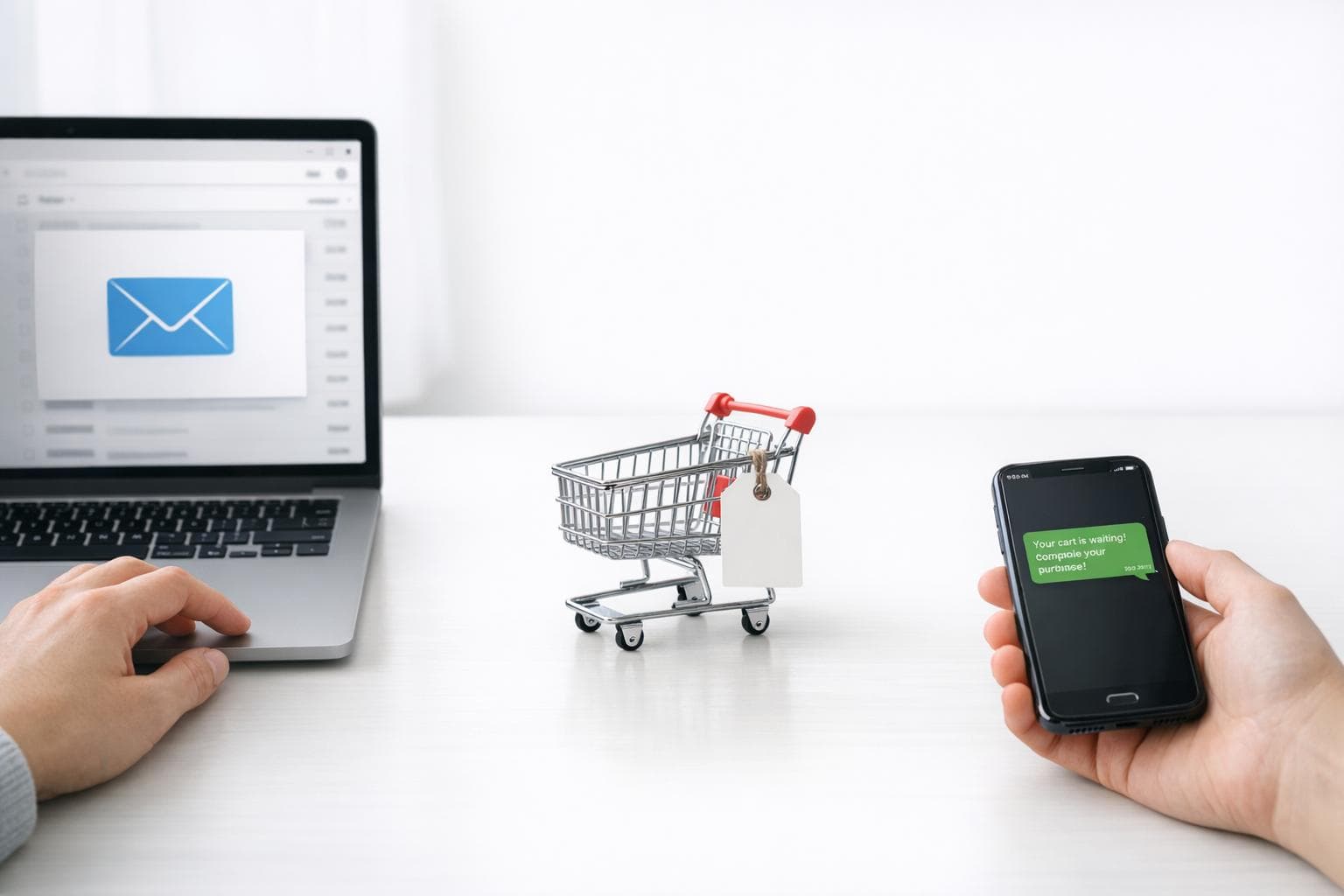 Emails vs. SMS: ¿Qué funciona mejor para carritos abandonados?