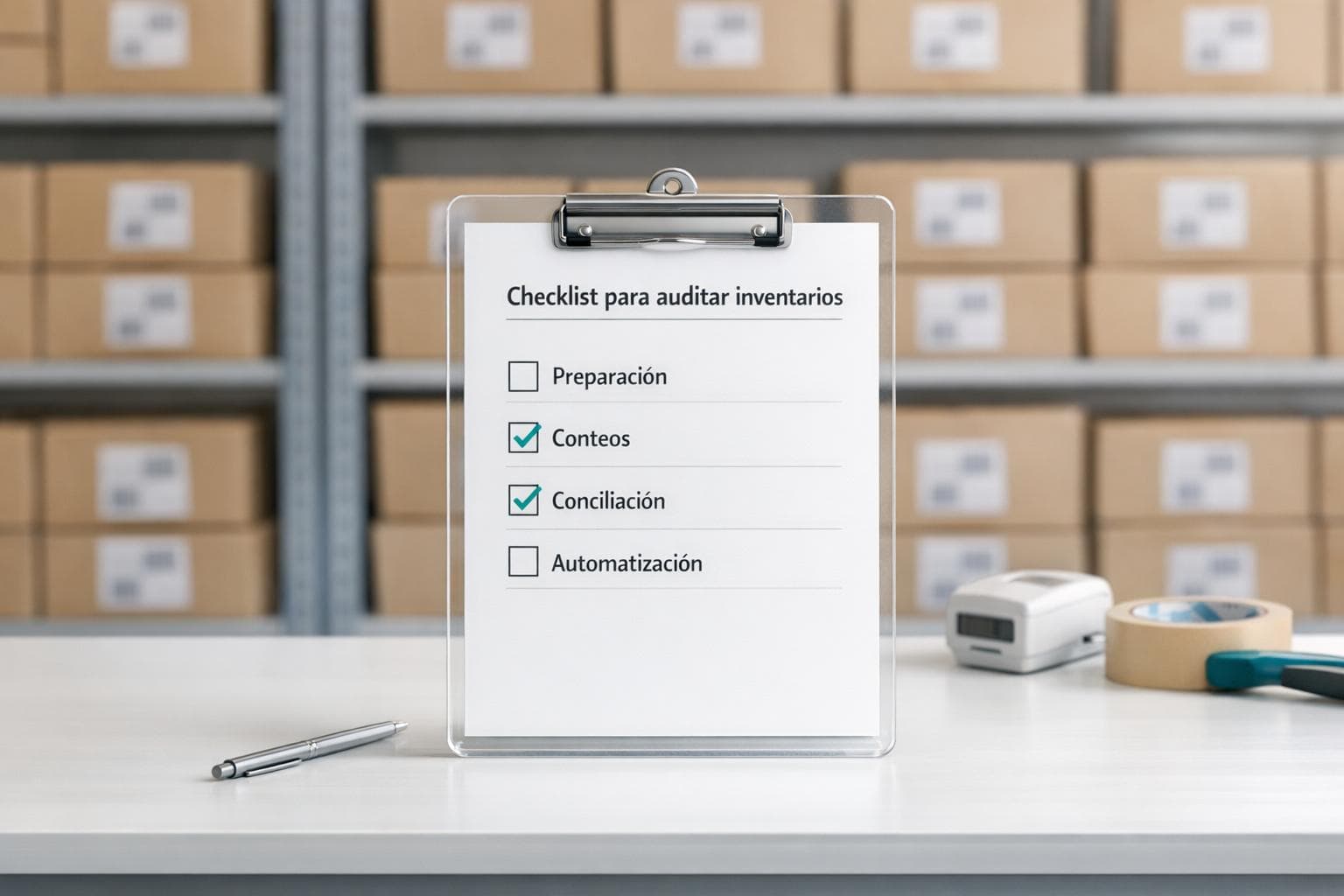 Checklist para auditar inventarios en e-commerce