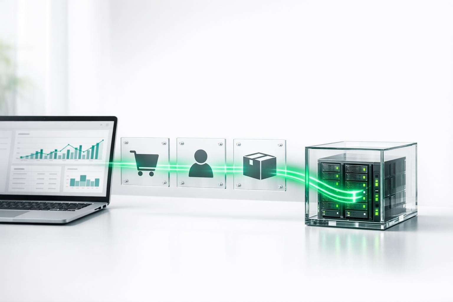 Cómo integrar un data warehouse local con Shopify