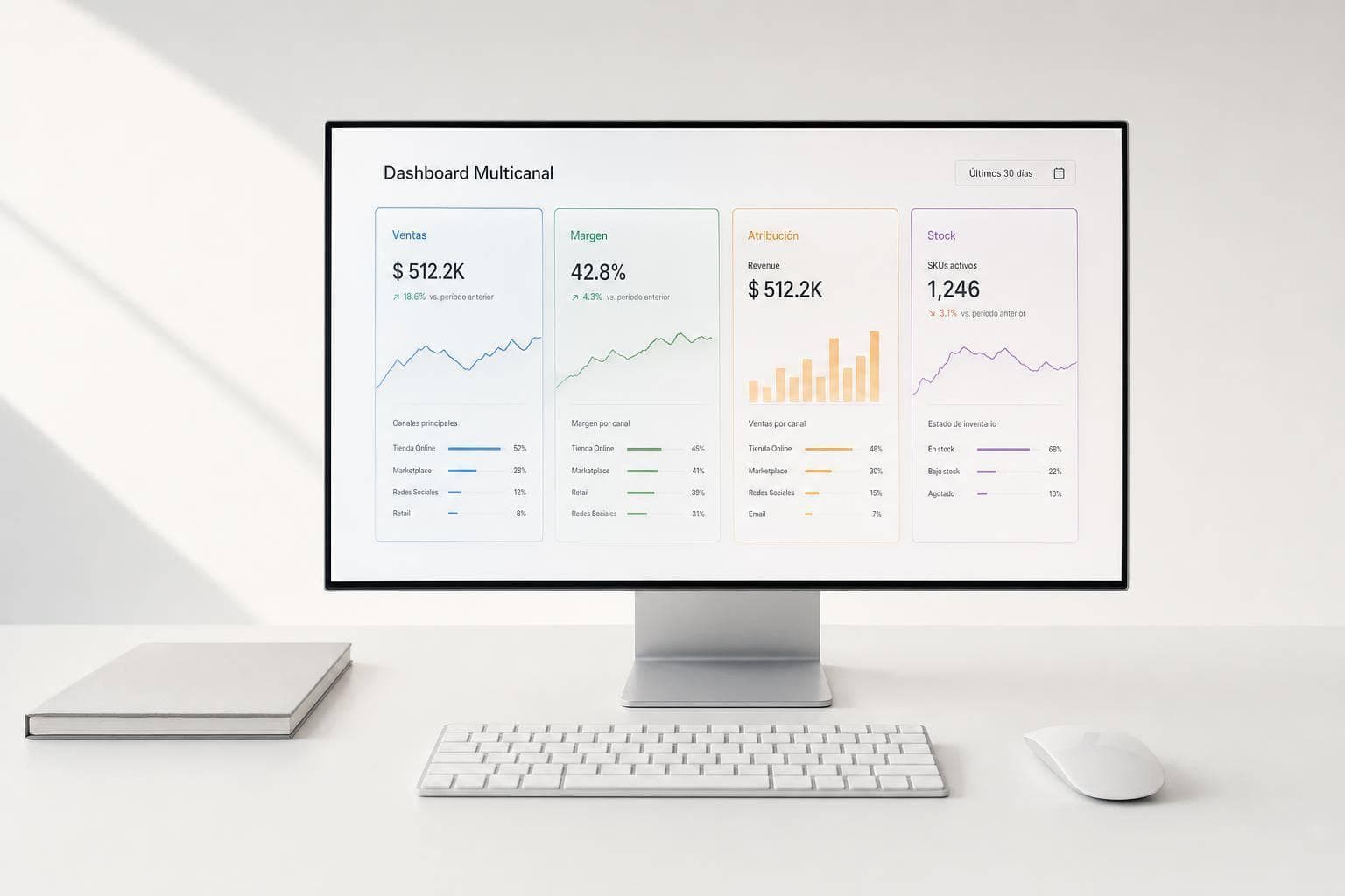 Guía Completa de Dashboards Multicanal Para E-commerce