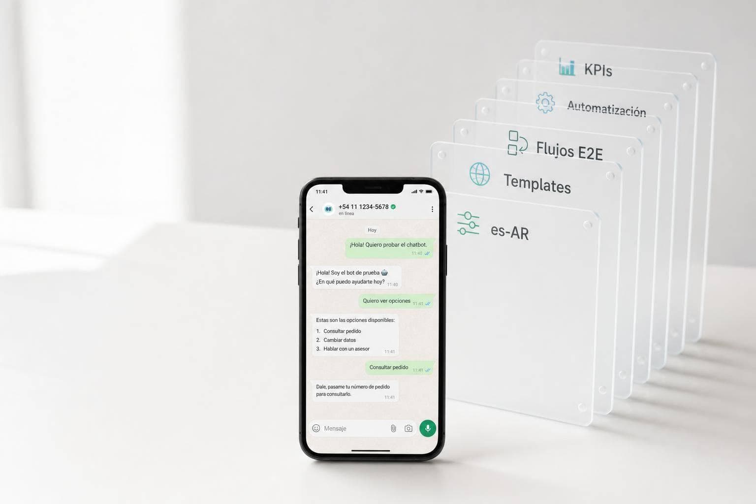 Cómo probar chatbots en WhatsApp
