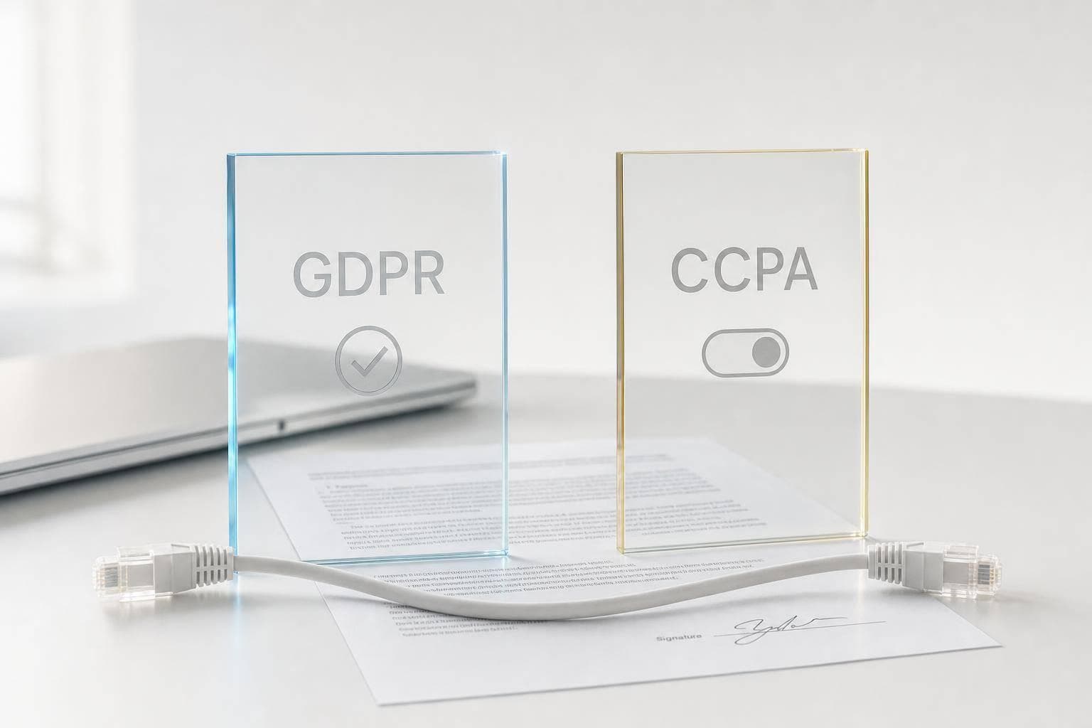 Diferencias entre GDPR y CCPA en datos compartidos