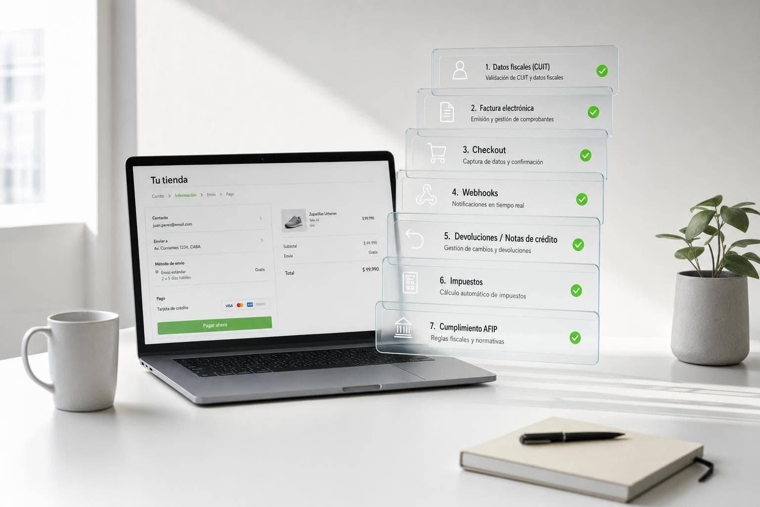 7 checks para integrar e-invoicing en Shopify