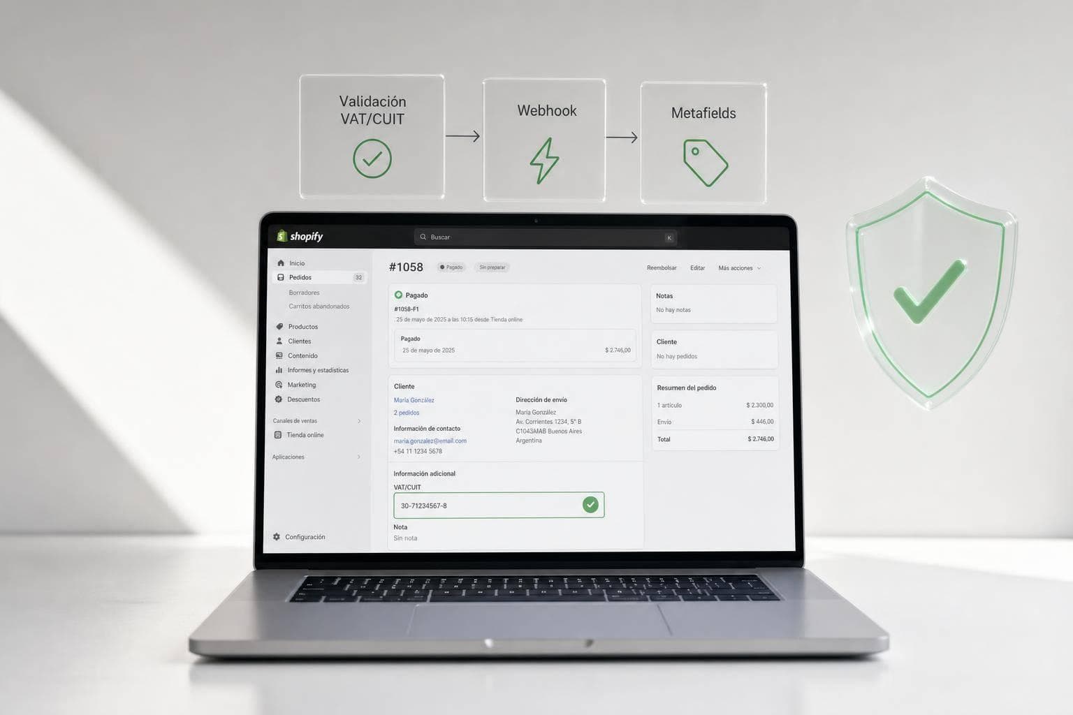 Shopify y VAT API: integración paso a paso