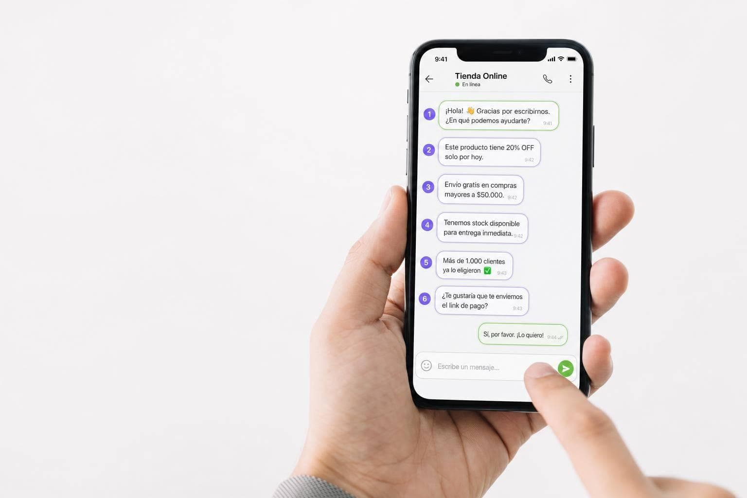 Estudio: 6 señales que activan compra por chat