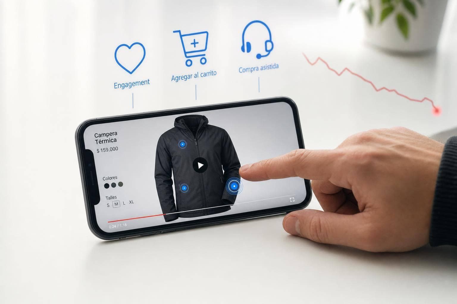 Qué miden videos interactivos en ventas