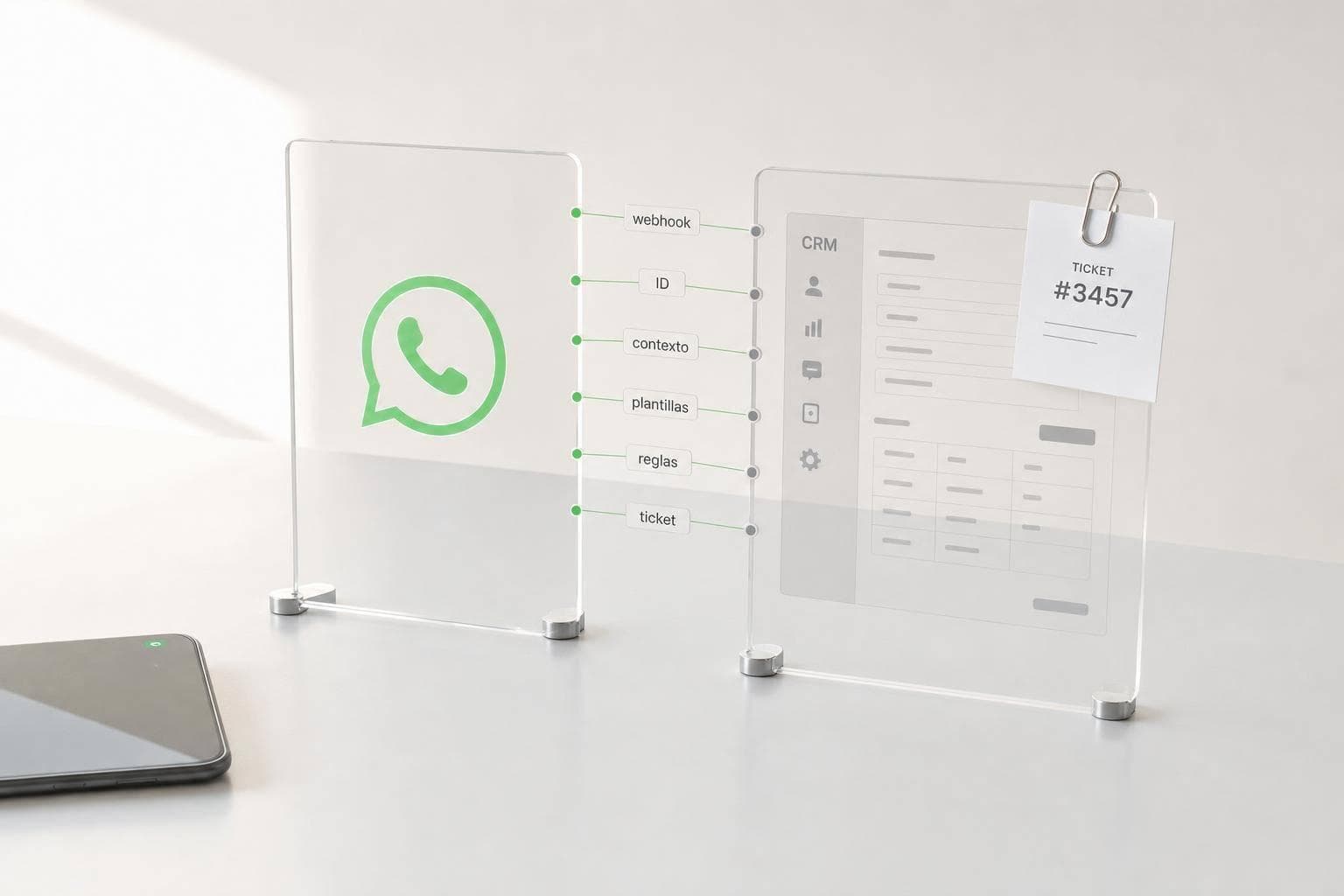 API de WhatsApp con CRM: dudas y tickets