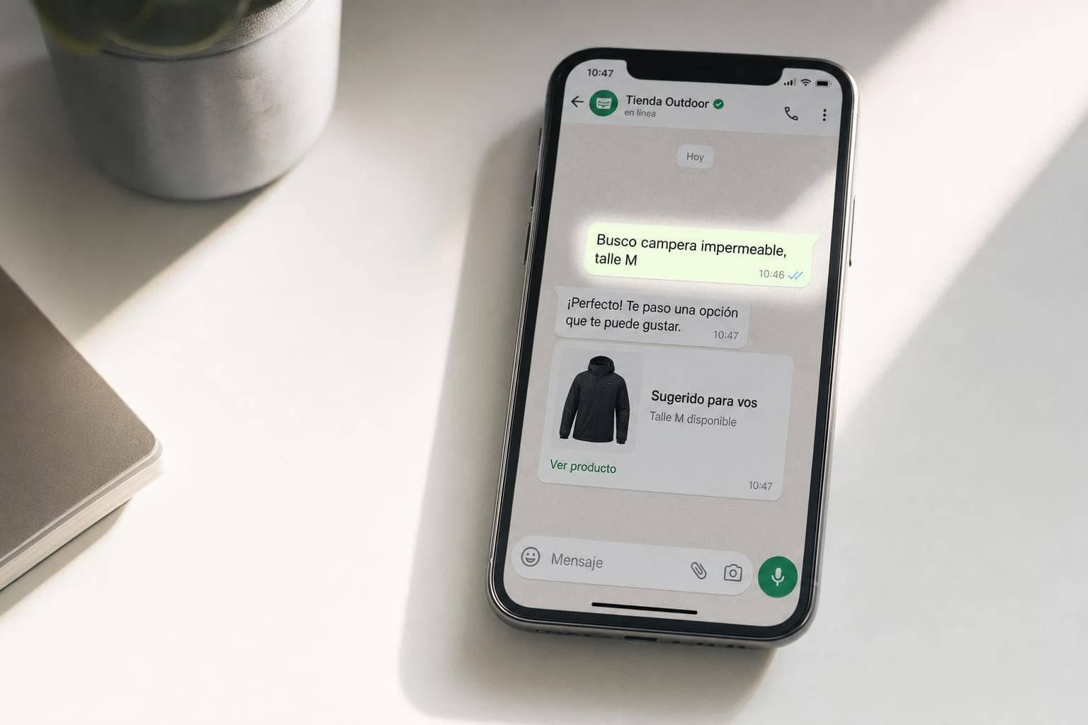 Datos de chat revelan intención de compra