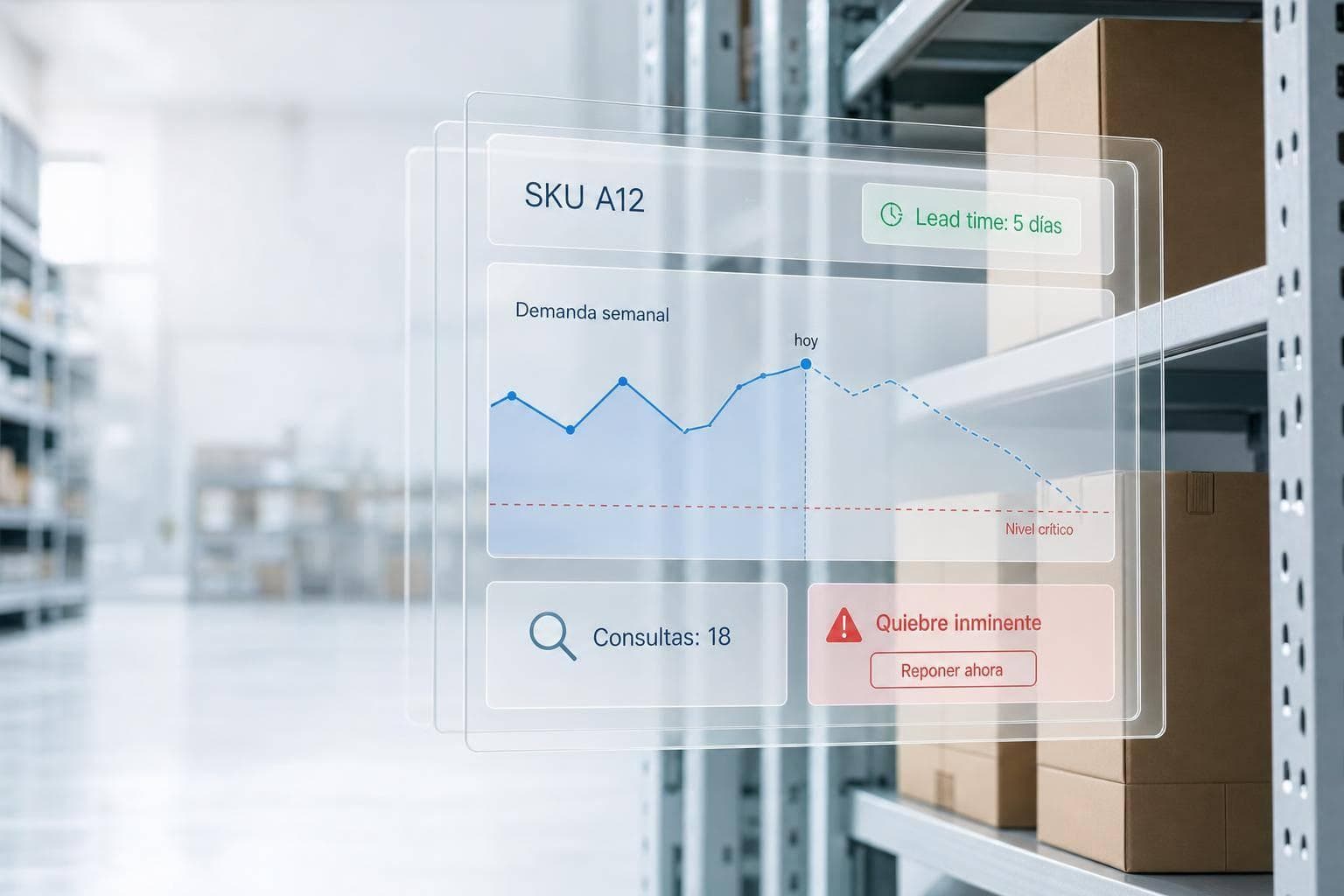 Tableros predictivos para prever quiebres de stock